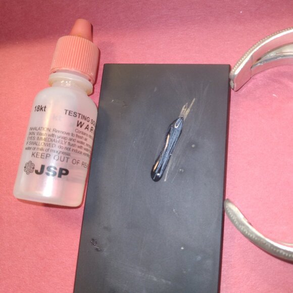 VTG Navajo Sterling Silver Faux Turquoise Cuff Bracelet 80 grams man or woman - Picture 6 of 7